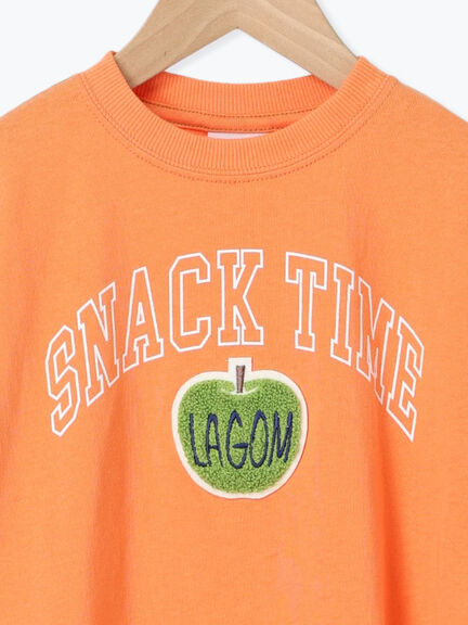 【Champion別注】サガラ刺繍半袖Tシャツ（オフホワイト/オレンジ）｜Samansa Mos2 Lagom（KIDS）（サマンサモスモス ラーゴム）通販