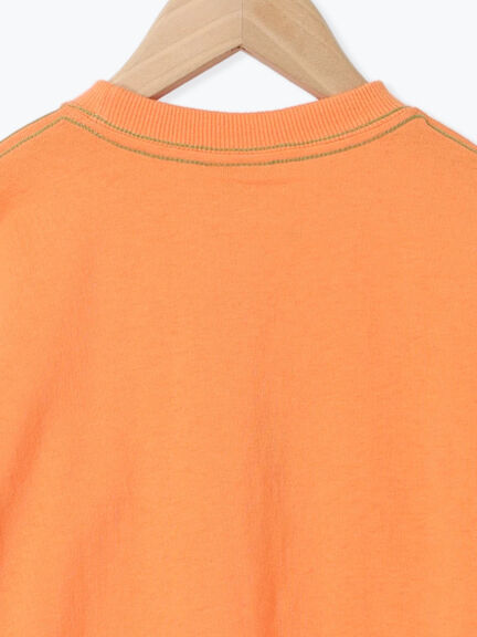 【Champion別注】サガラ刺繍半袖Tシャツ（オフホワイト/オレンジ）｜Samansa Mos2 Lagom（KIDS）（サマンサモスモス ラーゴム）通販