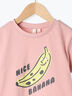 【吸水速乾】バナナプリントTシャツ（ピンク/ブルー）｜Samansa Mos2 Lagom（KIDS）（サマンサモスモス ラーゴム）通販