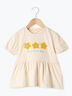 【吸水速乾】お花さがら刺繍Tシャツ（キナリ）｜Samansa Mos2 Lagom（KIDS）（サマンサモスモス ラーゴム）通販