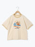 【吸水速乾】リスプリントリンガーTシャツ（ネイビー/キナリ）｜Samansa Mos2 Lagom（KIDS）（サマンサモスモス ラーゴム）通販