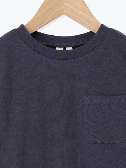 サッカーチェック切替Tシャツ(セットアップ可)（オレンジ/ブルー）｜Samansa Mos2 Lagom（KIDS）（サマンサモスモス ラーゴム）通販