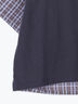 サッカーチェック切替Tシャツ(セットアップ可)（オレンジ/ブルー）｜Samansa Mos2 Lagom（KIDS）（サマンサモスモス ラーゴム）通販
