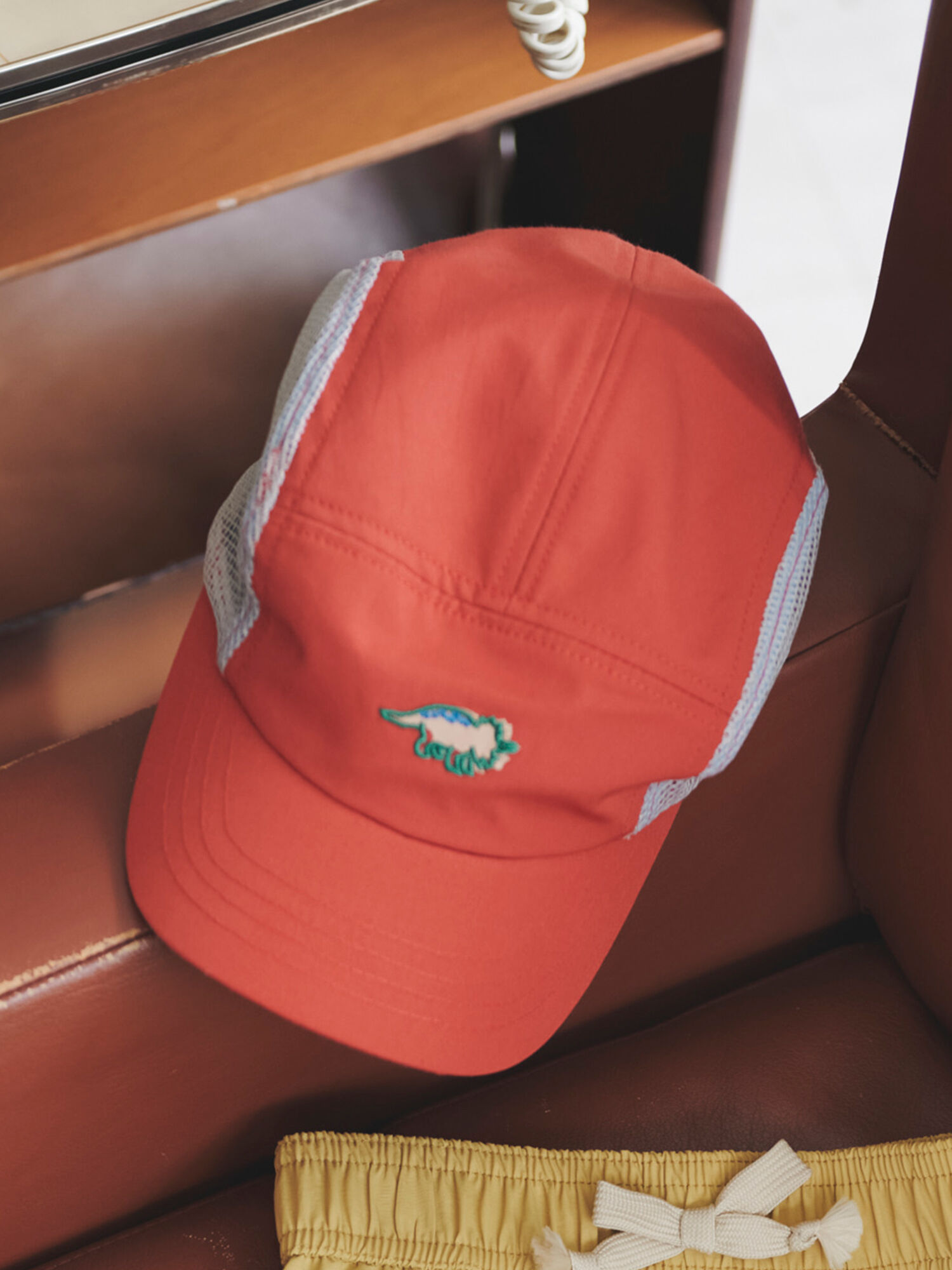 恐竜刺繍ジェットCAP（オレンジ/カーキ/ネイビー/アクセサリー
