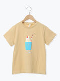 【吸水速乾】クリームソーダ発泡プリントTシャツ（イエロー）｜Samansa Mos2 Lagom（KIDS）（サマンサモスモス ラーゴム）通販