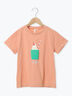 【吸水速乾】クリームソーダ発泡プリントTシャツ（オレンジ/イエロー）｜Samansa Mos2 Lagom（KIDS）（サマンサモスモス ラーゴム）通販