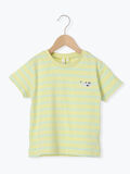 【吸水速乾】アザラシ刺繍ボーダーTシャツ（イエロー）｜Samansa Mos2 Lagom（KIDS）（サマンサモスモス ラーゴム）通販