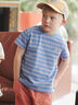 【吸水速乾】アザラシ刺繍ボーダーTシャツ（イエロー/パープル）｜Samansa Mos2 Lagom（KIDS）（サマンサモスモス ラーゴム）通販