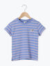 【吸水速乾】アザラシ刺繍ボーダーTシャツ（イエロー/パープル）｜Samansa Mos2 Lagom（KIDS）（サマンサモスモス ラーゴム）通販