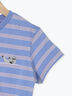 【吸水速乾】アザラシ刺繍ボーダーTシャツ（イエロー/パープル）｜Samansa Mos2 Lagom（KIDS）（サマンサモスモス ラーゴム）通販