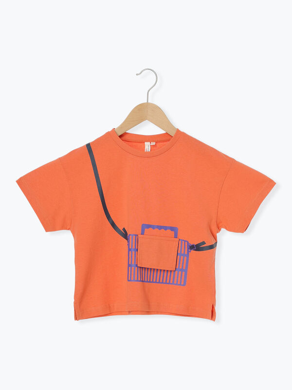 【吸水速乾】虫かごプリントTシャツ（オレンジ/カーキ/ブルー）｜Samansa Mos2 Lagom（KIDS）（サマンサモスモス ラーゴム）通販