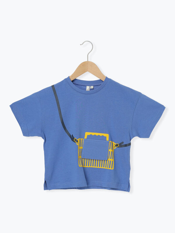 【吸水速乾】虫かごプリントTシャツ（ブルー）｜Samansa Mos2 Lagom（KIDS）（サマンサモスモス ラーゴム）通販