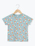 【吸水速乾】ソフトクリーム総柄Tシャツ（イエロー/ブルー）｜Samansa Mos2 Lagom（KIDS）（サマンサモスモス ラーゴム）通販