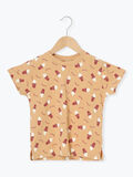 【吸水速乾】ソフトクリーム総柄Tシャツ（イエロー）｜Samansa Mos2 Lagom（KIDS）（サマンサモスモス ラーゴム）通販