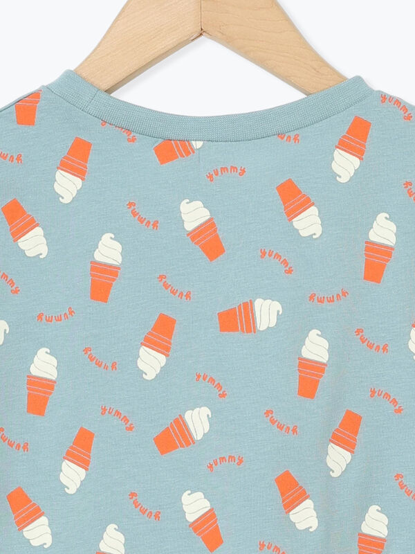 SAMSOE & SAMSOE アイスクリームTシャツ SAMSOE & SAMSOE アイスクリームTシャツ White