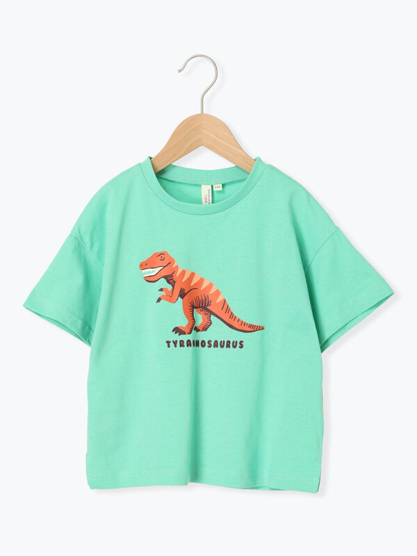 【吸水速乾】恐竜プリントTシャツ（グリーン）｜Samansa Mos2 Lagom（KIDS）（サマンサモスモス ラーゴム）通販