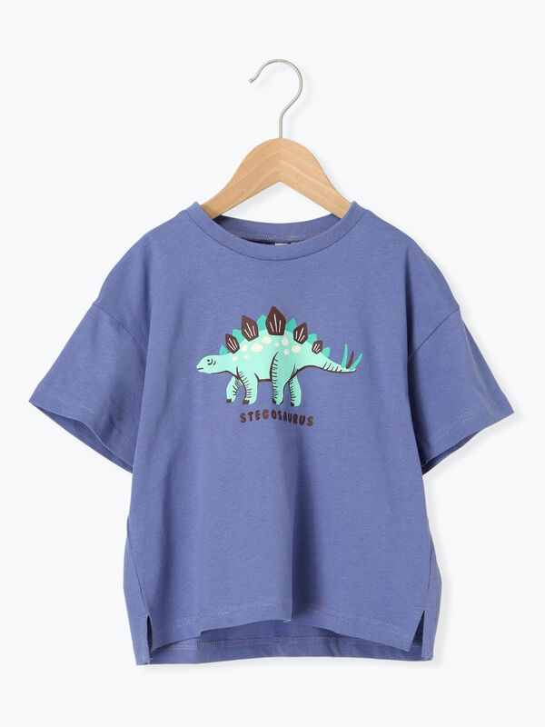 【吸水速乾】恐竜プリントTシャツ（ブルー）｜Samansa Mos2 Lagom（KIDS）（サマンサモスモス ラーゴム）通販