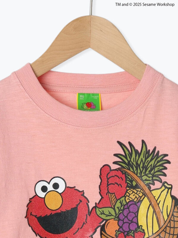 エルモ セール】 【FRUIT OF THE LOOM】エルモ プリントTシャツ（ホワイト