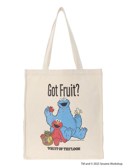セール】 【FRUIT OF THE LOOM】クッキーモンスター&エルモ トート