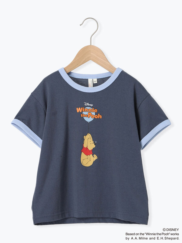 【Disney】くまのプーさん/リンガーTシャツ（ネイビー）｜Samansa Mos2 Lagom（KIDS）（サマンサモスモス ラーゴム）通販