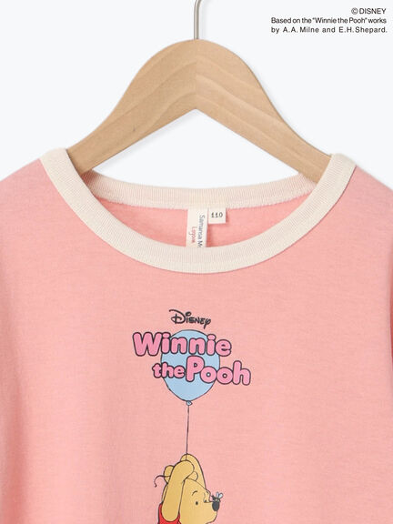 【Disney】くまのプーさん/リンガーTシャツ（ピンク/ネイビー）｜Samansa Mos2 Lagom（KIDS）（サマンサモスモス ラーゴム）通販