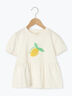 【吸水速乾】レモンさがら刺繍Tシャツ（キナリ）｜Samansa Mos2 Lagom（KIDS）（サマンサモスモス ラーゴム）通販