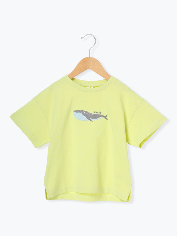 【吸水速乾】海の生き物刺繍Tシャツ（ピンク/イエロー/ブルー）｜Samansa Mos2 Lagom（KIDS）（サマンサモスモス ラーゴム）通販