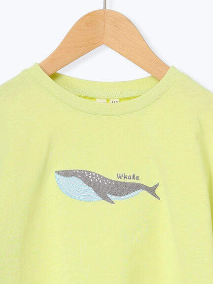 【吸水速乾】海の生き物刺繍Tシャツ（ピンク/イエロー/ブルー）｜Samansa Mos2 Lagom（KIDS）（サマンサモスモス ラーゴム）通販