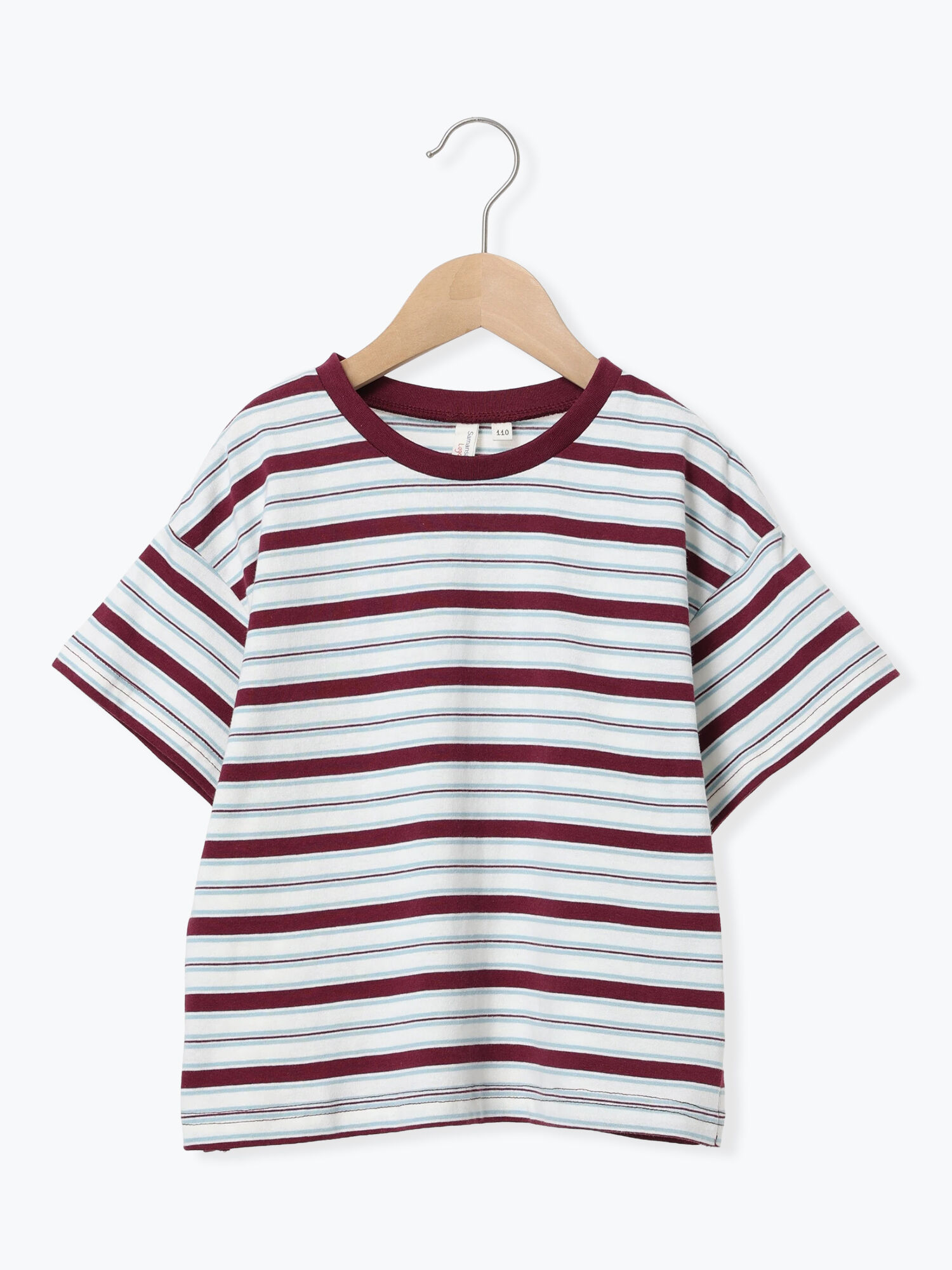 トップス marusma セール】 【吸水速乾】マルチボーダーTシャツ（ブラウン