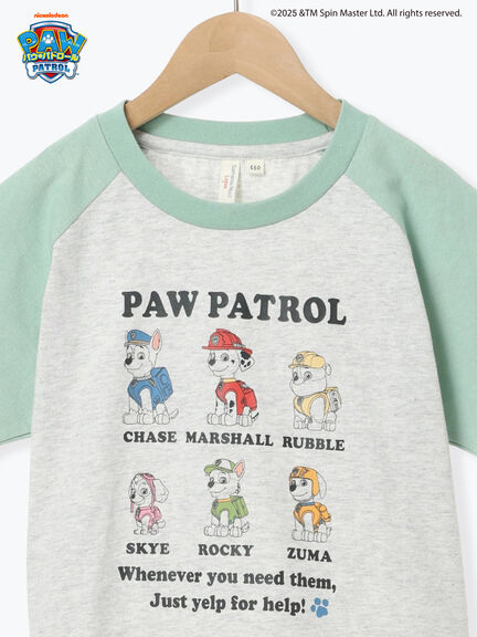 【パウ・パトロール】配色ラグランTシャツ（オフホワイト/キナリ）｜Samansa Mos2 Lagom（KIDS）（サマンサモスモス ラーゴム）通販