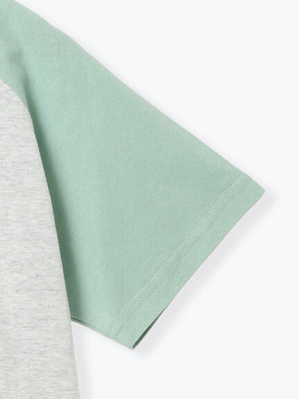 【パウ・パトロール】配色ラグランTシャツ（オフホワイト/キナリ）｜Samansa Mos2 Lagom（KIDS）（サマンサモスモス ラーゴム）通販