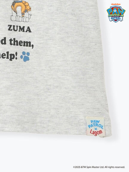 【パウ・パトロール】配色ラグランTシャツ（オフホワイト/キナリ）｜Samansa Mos2 Lagom（KIDS）（サマンサモスモス ラーゴム）通販