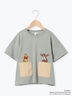 【Disney】くまのプーさん/ポケ付きTシャツ（カーキ）｜Samansa Mos2 Lagom（KIDS）（サマンサモスモス ラーゴム）通販