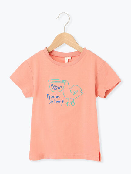 #JUN&ROPE #ピンクプリントTシャツ JUN&ROPE #ピンクプリントTシャツ レディースウェア