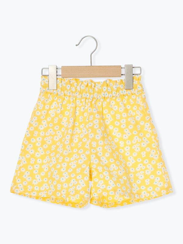 小花柄ショートパンツ(セットアップ可)（イエロー）｜Samansa Mos2 Lagom（KIDS）（サマンサモスモス ラーゴム）通販