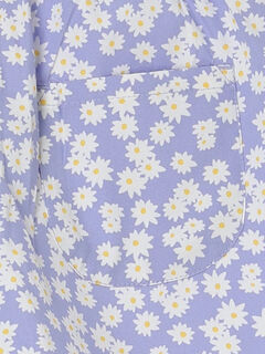 セール】 小花柄ショートパンツ(セットアップ可)（イエロー