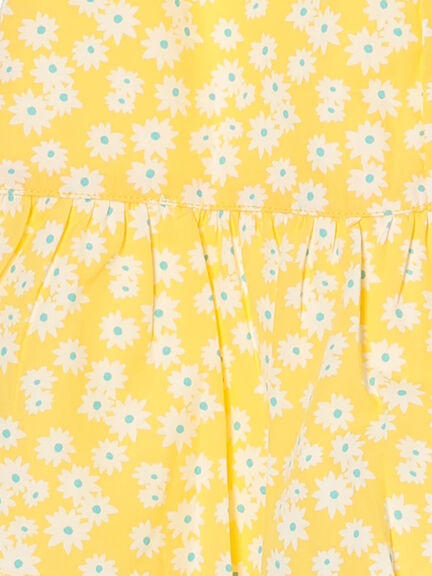 小花柄肩フリルブラウス(セットアップ可)（イエロー/ブルー）｜Samansa Mos2 Lagom（KIDS）（サマンサモスモス ラーゴム）通販
