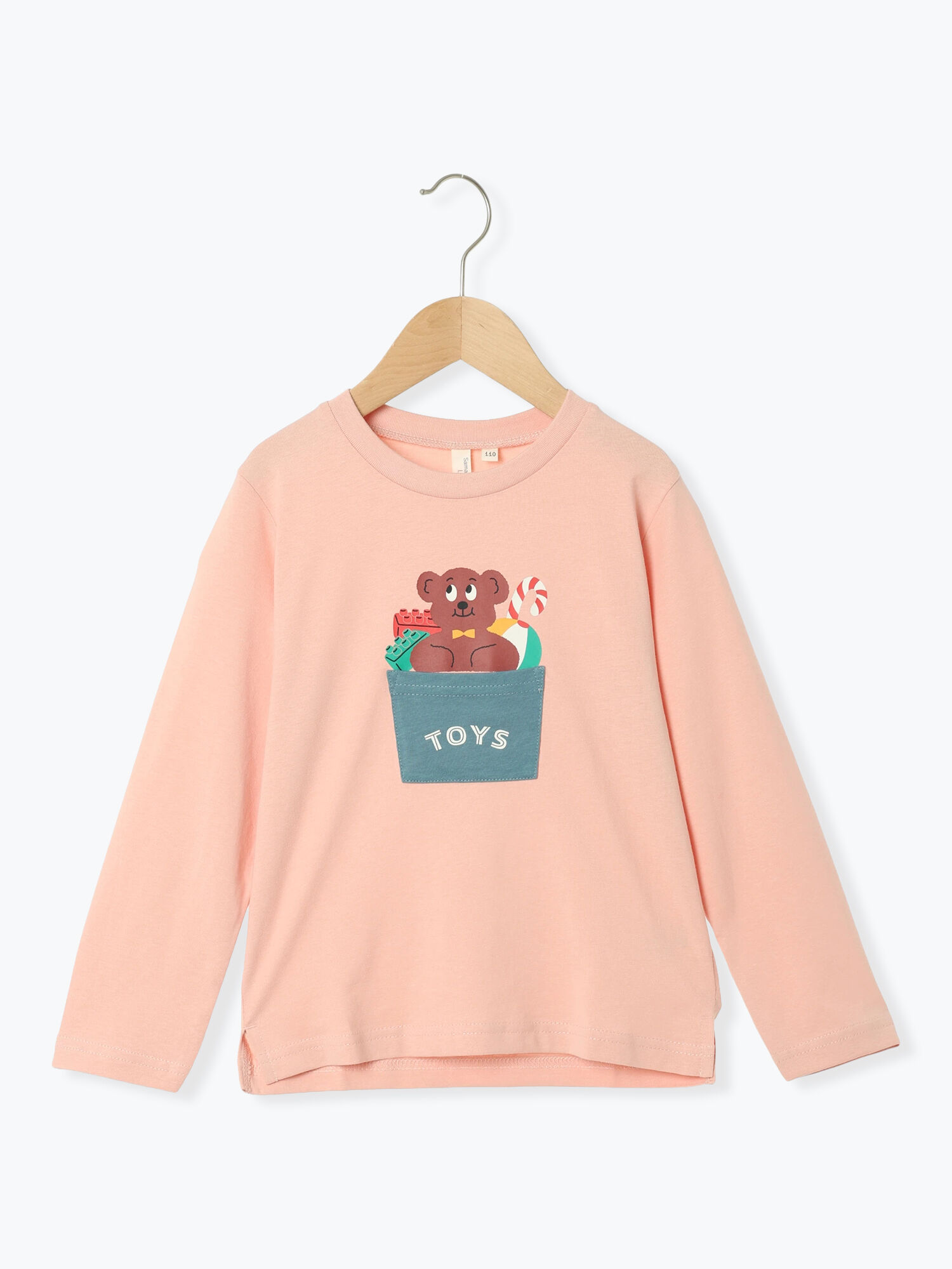 セール】 おもちゃ箱プリントロンT（ピンク/イエロー/トップス/Tシャツ
