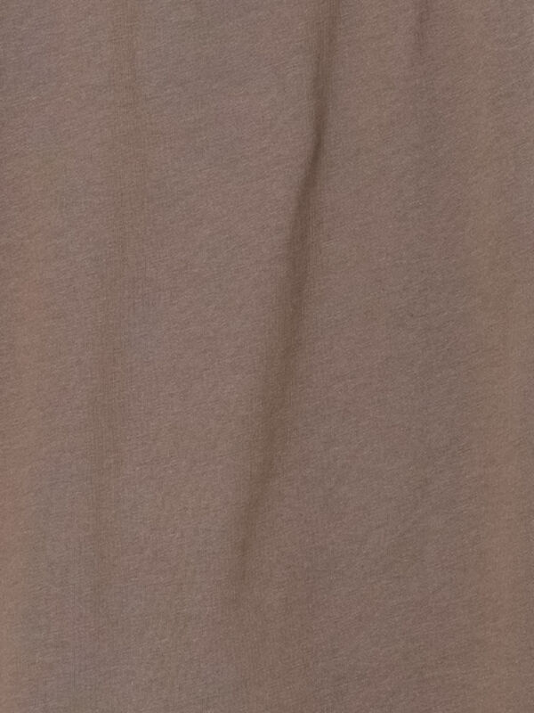 シャーリング衿カットソー（オフホワイト/チャコールグレー/トップス