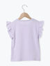 ◎お花プリント袖フリルTシャツ（イエロー/ラベンダー）｜Samansa Mos2 Lagom（KIDS）（サマンサモスモス ラーゴム）通販