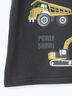 ◎働く車プリントTシャツ（チャコールグレー/サックスブルー）｜Samansa Mos2 Lagom（KIDS）（サマンサモスモス ラーゴム）通販