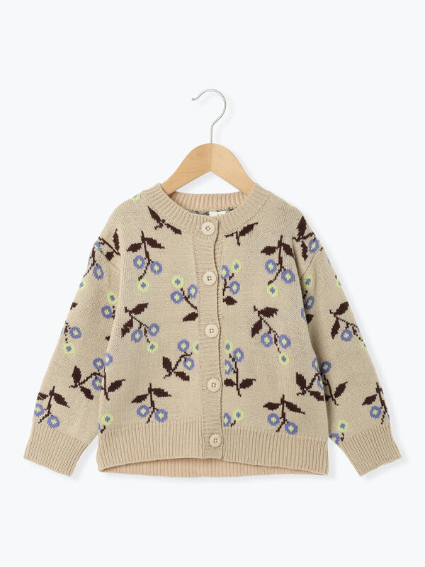 【特大】　カップ　sarreguemines アニマル　カモ　鴨　手彩色　蝶々 WOMENS チドリJQD カーディガン マスタード/072234782