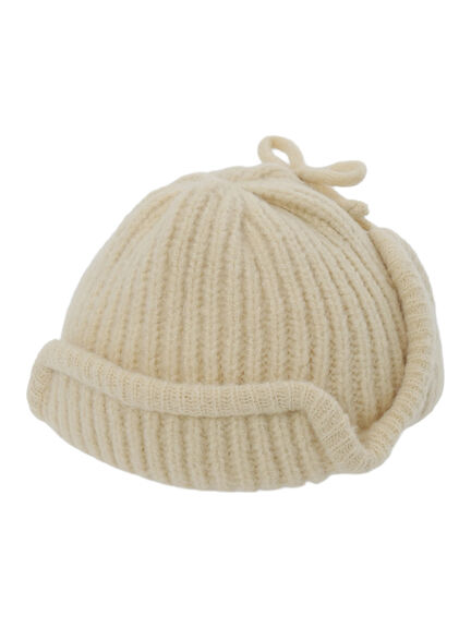 ドット柄ニットキャップ　サマンサタバサ ドット柄ニットキャップ サマンサタバサ