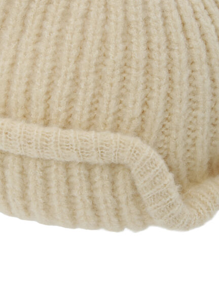 リブニットフライトキャップ（グレー/キナリ）｜Samansa Mos2 Lagom（KIDS）（サマンサモスモス ラーゴム）通販