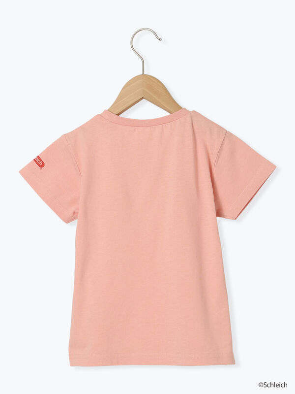 セール】 【schleich】アニマル親子プリントT（ピンク/キナリ/トップス