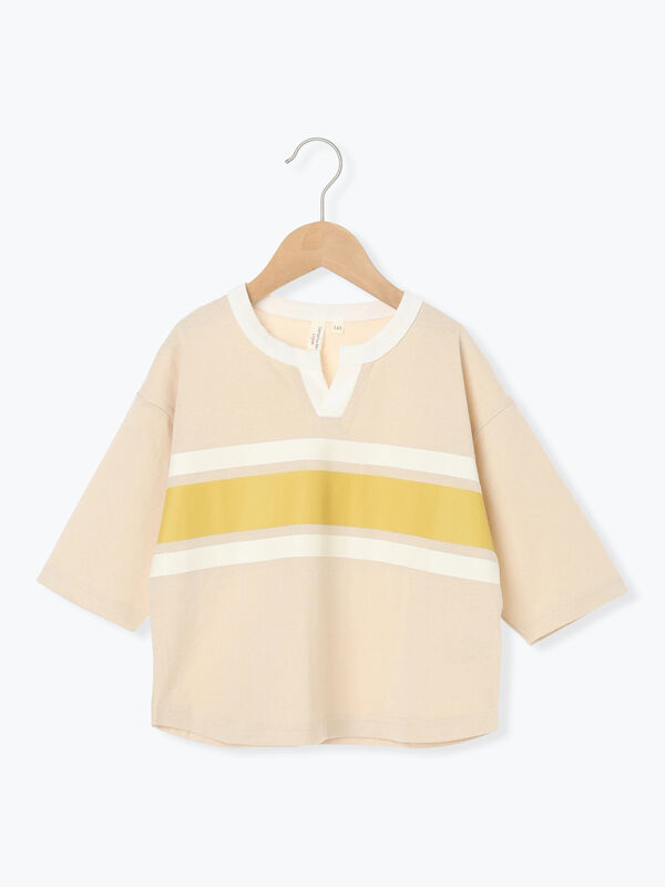 ボーダーラガーTシャツ（キナリ）｜Samansa Mos2 Lagom（KIDS）（サマンサモスモス ラーゴム）通販