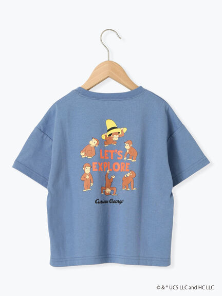 【おさるのジョージ】バックプリントTシャツ（オレンジ/イエロー/ブルー）｜Samansa Mos2 Lagom（KIDS）（サマンサモスモス ラーゴム）通販