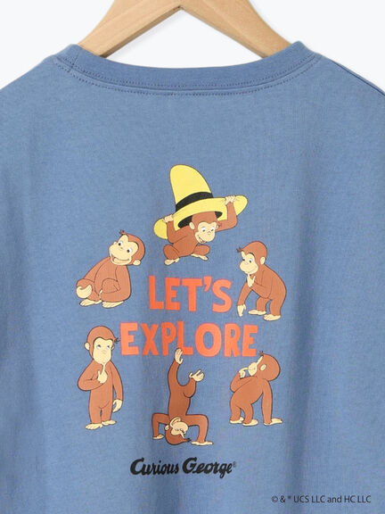 【おさるのジョージ】バックプリントTシャツ（オレンジ/イエロー/ブルー）｜Samansa Mos2 Lagom（KIDS）（サマンサモスモス ラーゴム）通販