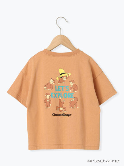 【おさるのジョージ】バックプリントTシャツ（オレンジ/イエロー/ブルー）｜Samansa Mos2 Lagom（KIDS）（サマンサモスモス ラーゴム）通販