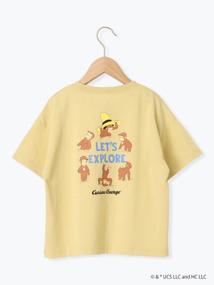 【おさるのジョージ】バックプリントTシャツ（オレンジ/イエロー/ブルー）｜Samansa Mos2 Lagom（KIDS）（サマンサモスモス ラーゴム）通販